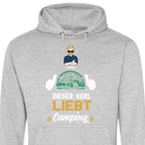 Liebt Camping - Personalisierbarer Hoodie (Unisex)