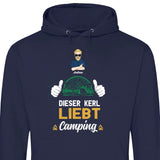 Liebt Camping - Personalisierbarer Hoodie (Unisex)