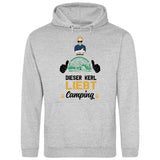 Liebt Camping - Personalisierbarer Hoodie (Unisex)