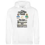 Camping Paar - Personalisierbarer Hoodie (Unisex)