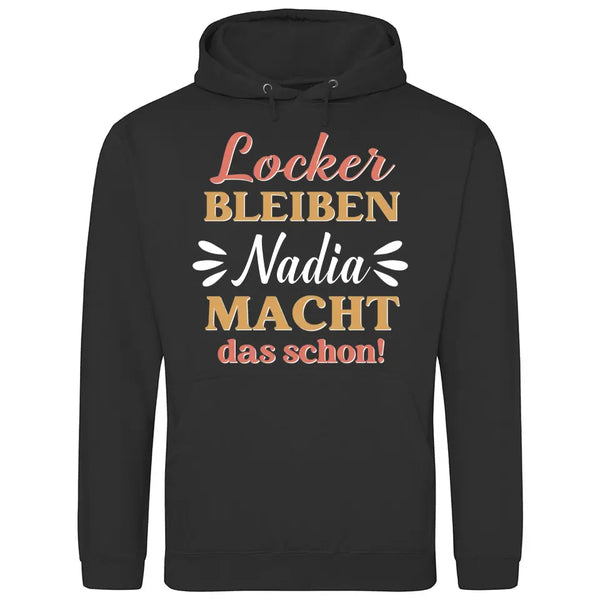 Locker bleiben - Personalisierbarer Hoodie (Unisex)