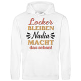 Locker bleiben - Personalisierbarer Hoodie (Unisex)