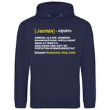 Vorname Definition - Personalisierbarer Hoodie (Unisex)