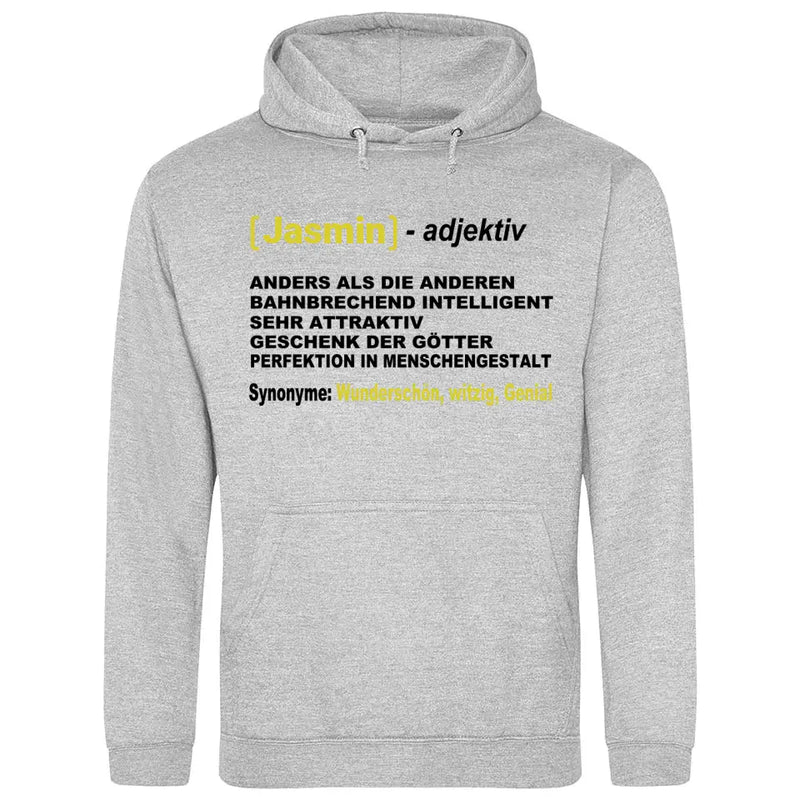 Vorname Definition - Personalisierbarer Hoodie (Unisex)