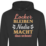 Locker bleiben - Personalisierbarer Hoodie (Unisex)