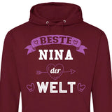 Beste der Welt - Personalisierbarer Hoodie (Unisex)