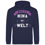 Beste der Welt - Personalisierbarer Hoodie (Unisex)