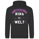 Beste der Welt - Personalisierbarer Hoodie (Unisex)