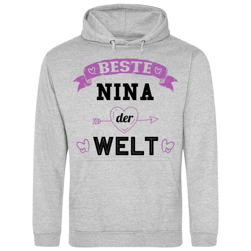 Beste der Welt - Personalisierbarer Hoodie (Unisex)