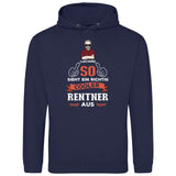 So sieht ein ein cooler Rentner aus - Personalisierbarer Hoodie (Unisex)