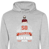 So sieht ein ein cooler Rentner aus - Personalisierbarer Hoodie (Unisex)