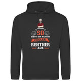 So sieht ein ein cooler Rentner aus - Personalisierbarer Hoodie (Unisex)