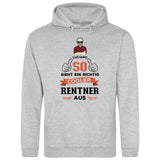 So sieht ein ein cooler Rentner aus - Personalisierbarer Hoodie (Unisex)