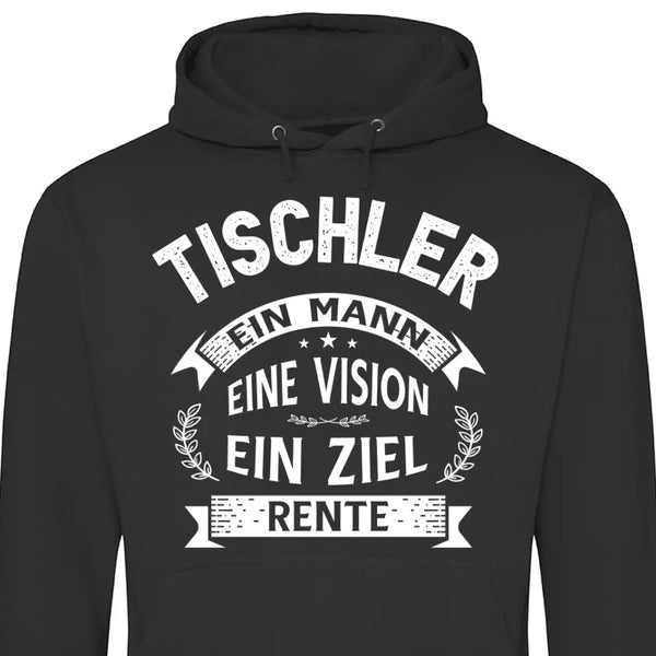 Ein Ziel: Rente - Personalisierbarer Hoodie (Unisex)