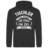 Ein Ziel: Rente - Personalisierbarer Hoodie (Unisex)