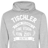 Ein Ziel: Rente - Personalisierbarer Hoodie (Unisex)