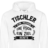 Ein Ziel: Rente - Personalisierbarer Hoodie (Unisex)