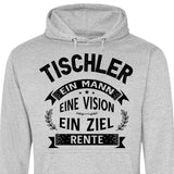 Ein Ziel: Rente - Personalisierbarer Hoodie (Unisex)