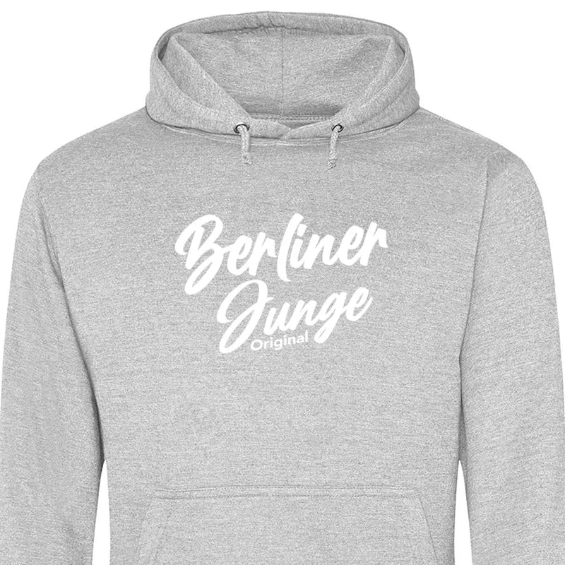 Stadtname Junge Original - Personalisierbarer Hoodie (Unisex)