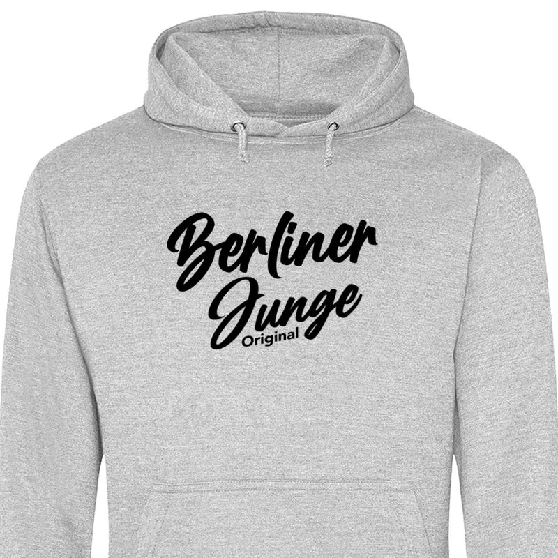 Stadtname Junge Original - Personalisierbarer Hoodie (Unisex)