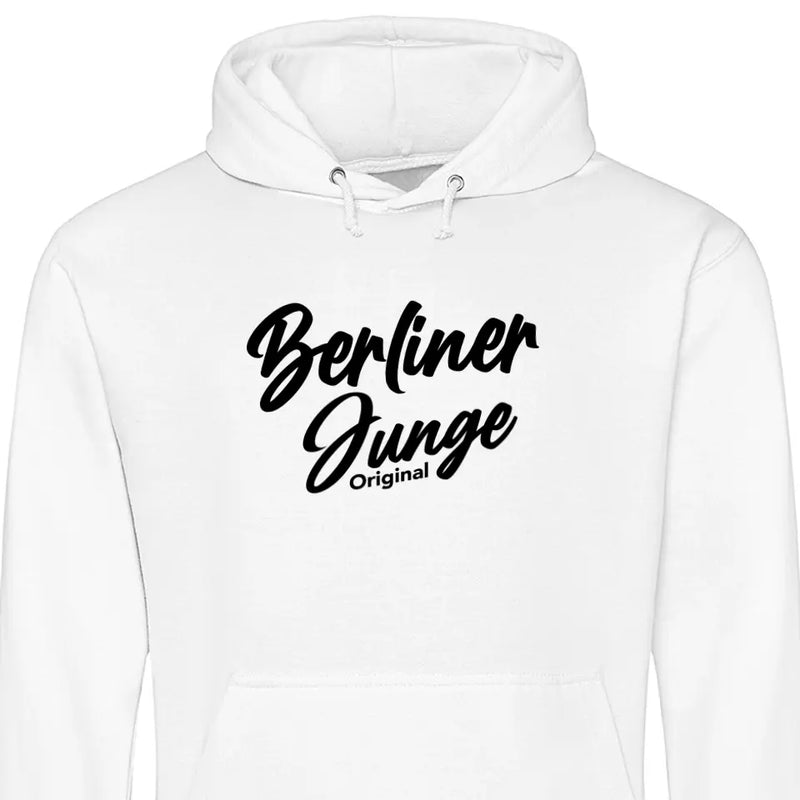 Stadtname Junge Original - Personalisierbarer Hoodie (Unisex)