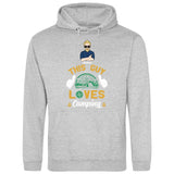 This Guy loves Camping - Personalisierbarer Hoodie (Unisex)