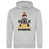 Coole Kerle fahren Wohnmobil - Personalisierbarer Hoodie (Unisex)