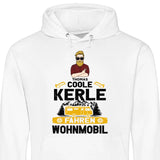 Coole Kerle fahren Wohnmobil - Personalisierbarer Hoodie (Unisex)