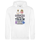 Couples Train Together Stay Together - Personalisierbarer Hoodie (Unisex)