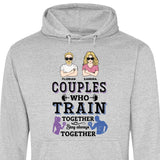 Couples Train Together Stay Together - Personalisierbarer Hoodie (Unisex)