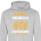 Bodybuilding is my game - Personalisierbarer Hoodie (Unisex)