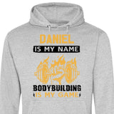 Bodybuilding is my game - Personalisierbarer Hoodie (Unisex)