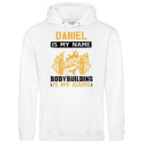 Bodybuilding is my game - Personalisierbarer Hoodie (Unisex)