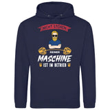 Nicht stören, Maschine im Betrieb - Personalisierbarer Hoodie (Unisex)