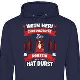 Wein her! - Personalisierbarer Hoodie (Unisex)