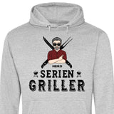 Serien Griller - Personalisierbarer Hoodie (Unisex)