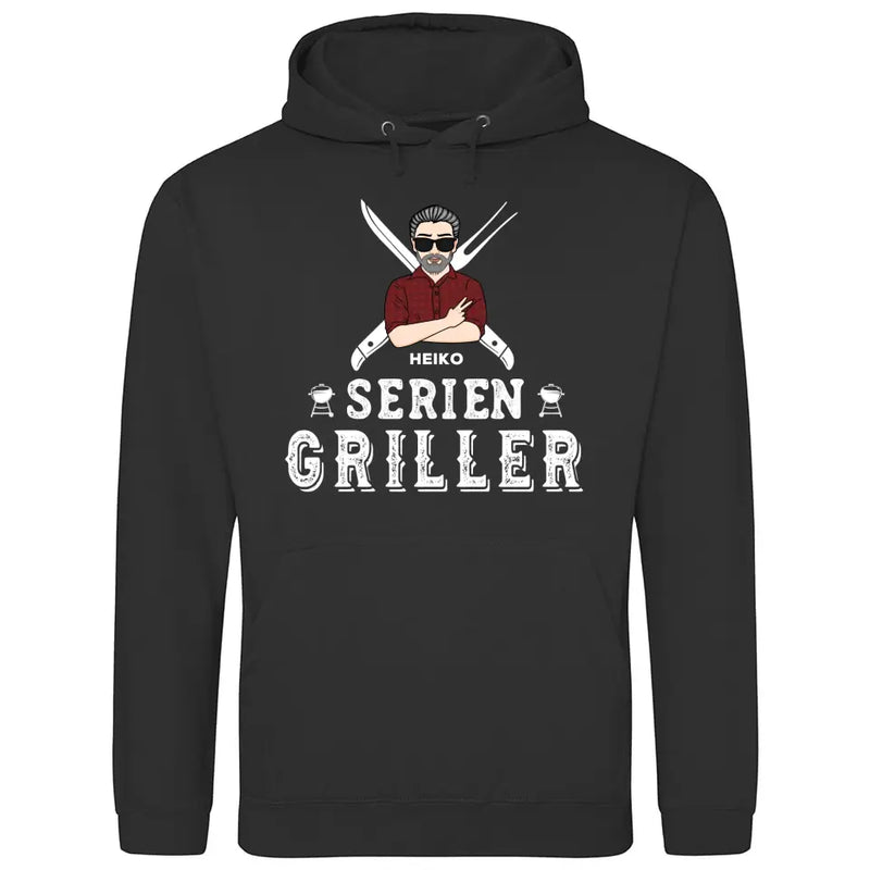 Serien Griller - Personalisierbarer Hoodie (Unisex)