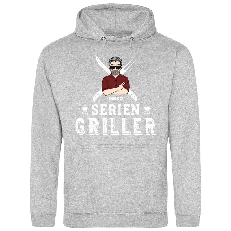 Serien Griller - Personalisierbarer Hoodie (Unisex)