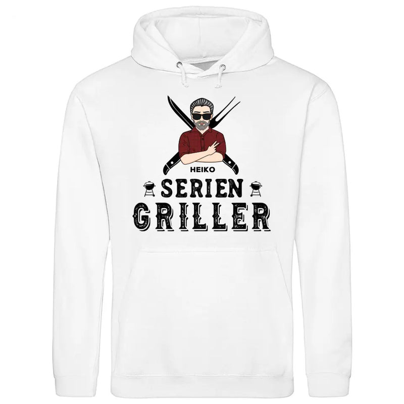 Serien Griller - Personalisierbarer Hoodie (Unisex)