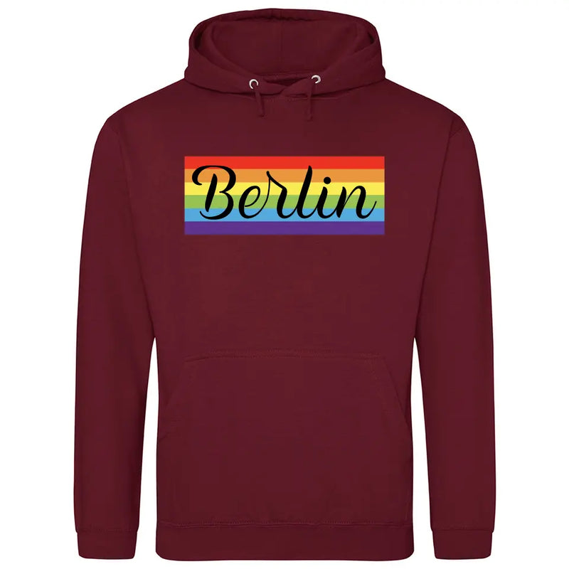 Rainbow Stadt - Personalisierbarer Hoodie (Unisex)