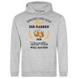 Reicht mir das Bier ihr Narren - Personalisierbarer Hoodie (Unisex)