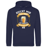 Reicht mir das Bier Geburtstag - Personalisierbarer Hoodie (Unisex)