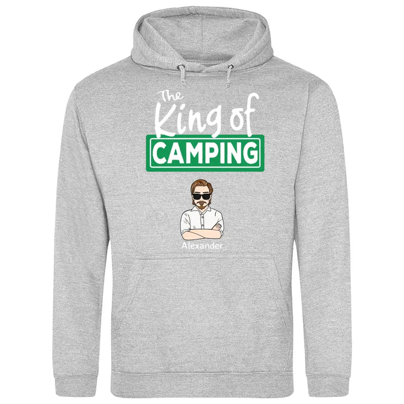 The King/Queen of Camping - Personalisierbarer Hoodie (Unisex)