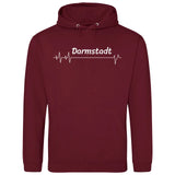 Lieblingsstadt Herzschlag - Personalisierbarer Hoodie (Unisex)