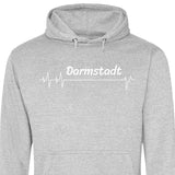 Lieblingsstadt Herzschlag - Personalisierbarer Hoodie (Unisex)