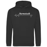 Lieblingsstadt Herzschlag - Personalisierbarer Hoodie (Unisex)