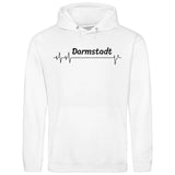 Lieblingsstadt Herzschlag - Personalisierbarer Hoodie (Unisex)