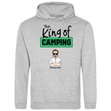 The King/Queen of Camping - Personalisierbarer Hoodie (Unisex)