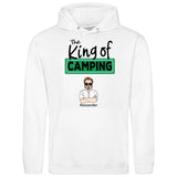 The King/Queen of Camping - Personalisierbarer Hoodie (Unisex)