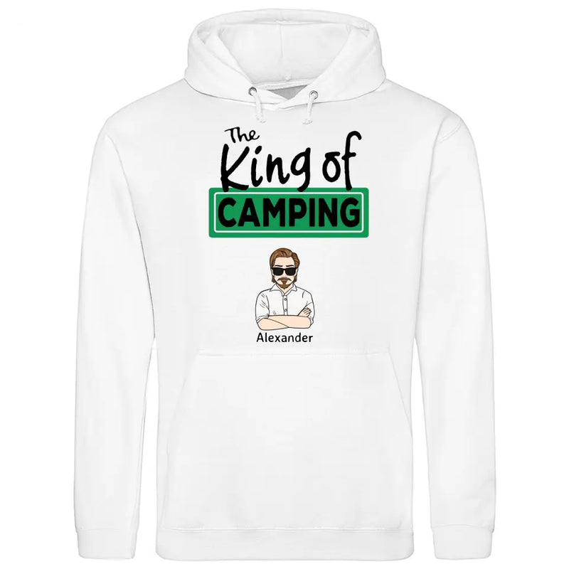 The King/Queen of Camping - Personalisierbarer Hoodie (Unisex)